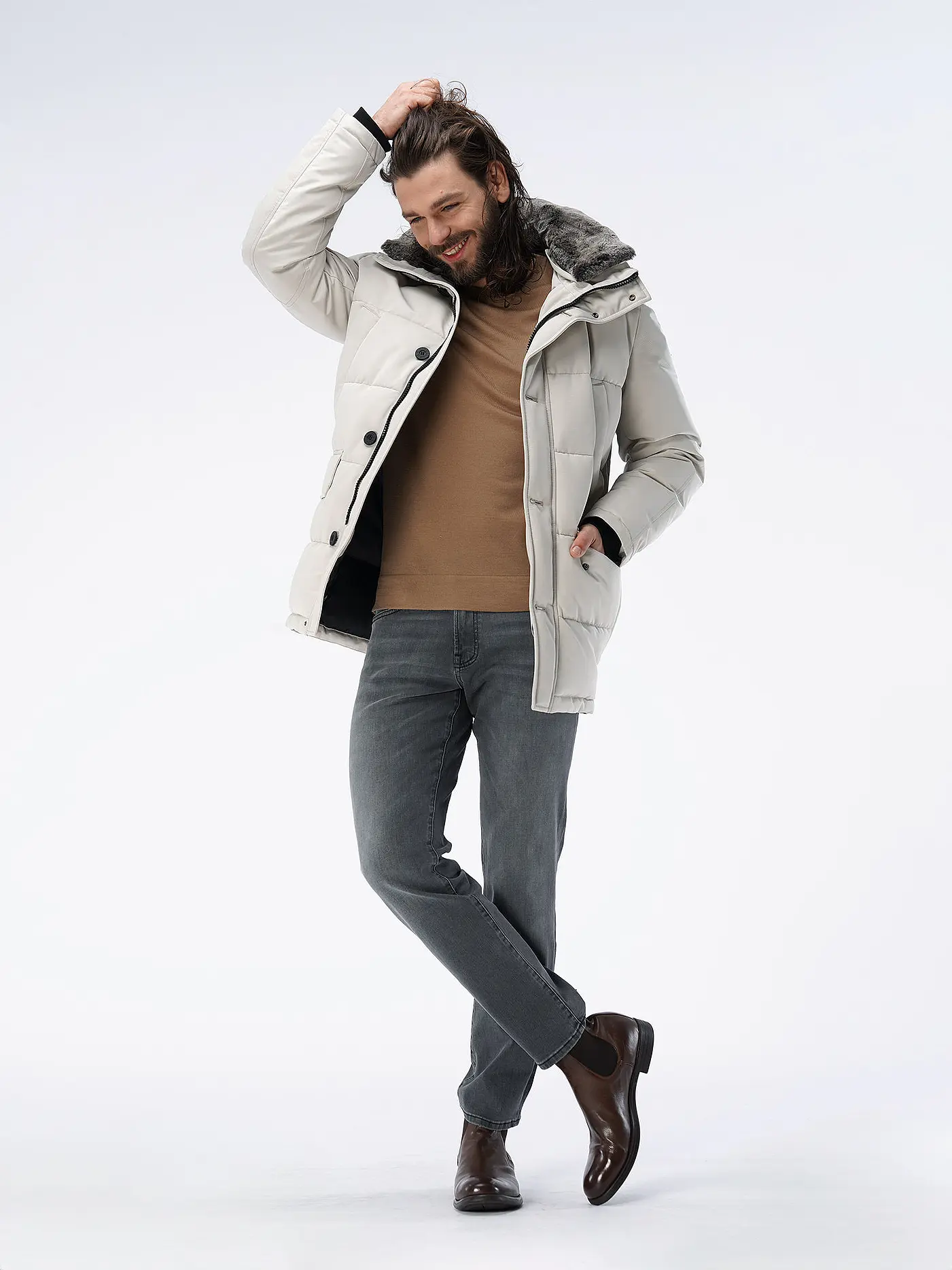 STRELLSON | Pullover Marek | camel